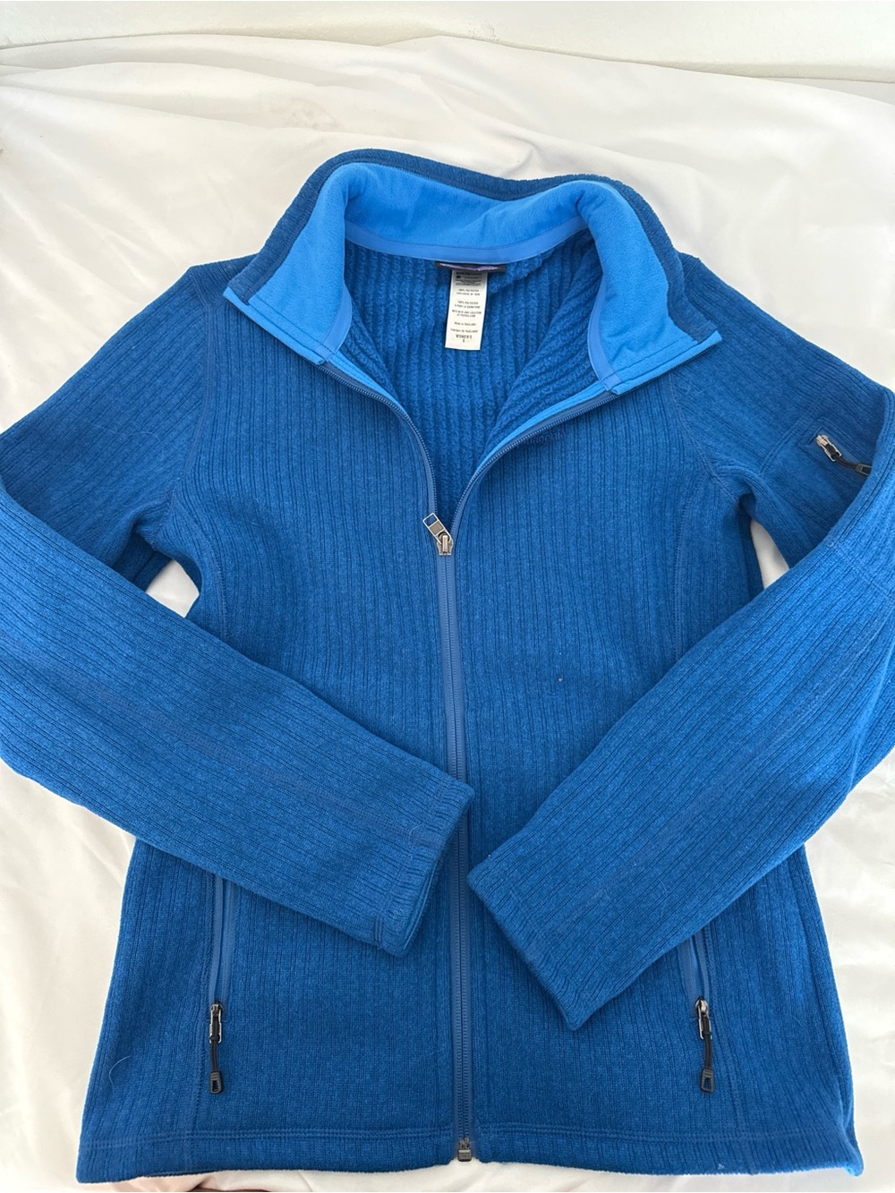 Patagonia Women's Two-Tone Blue Full-Zip Utility Jacket